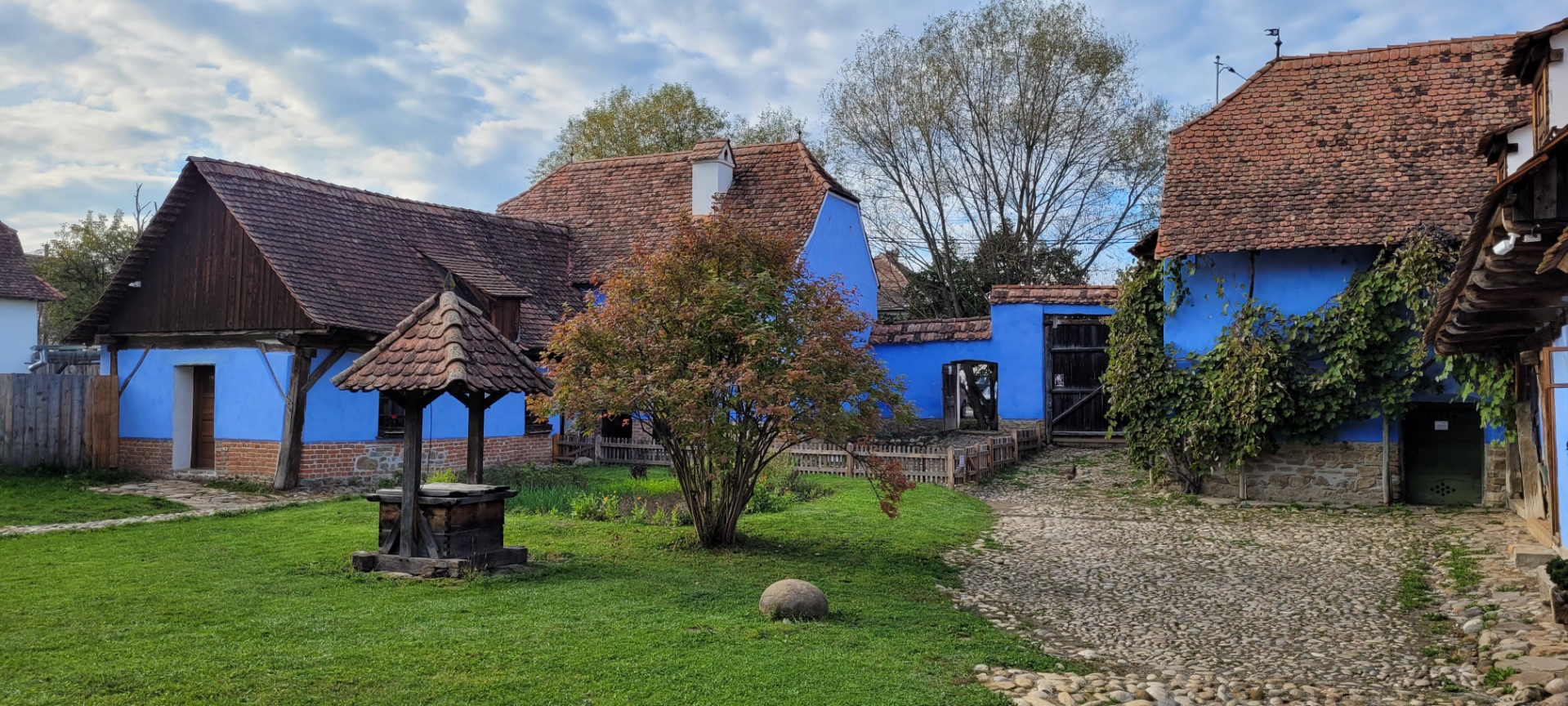 King Charles house from Viscri village