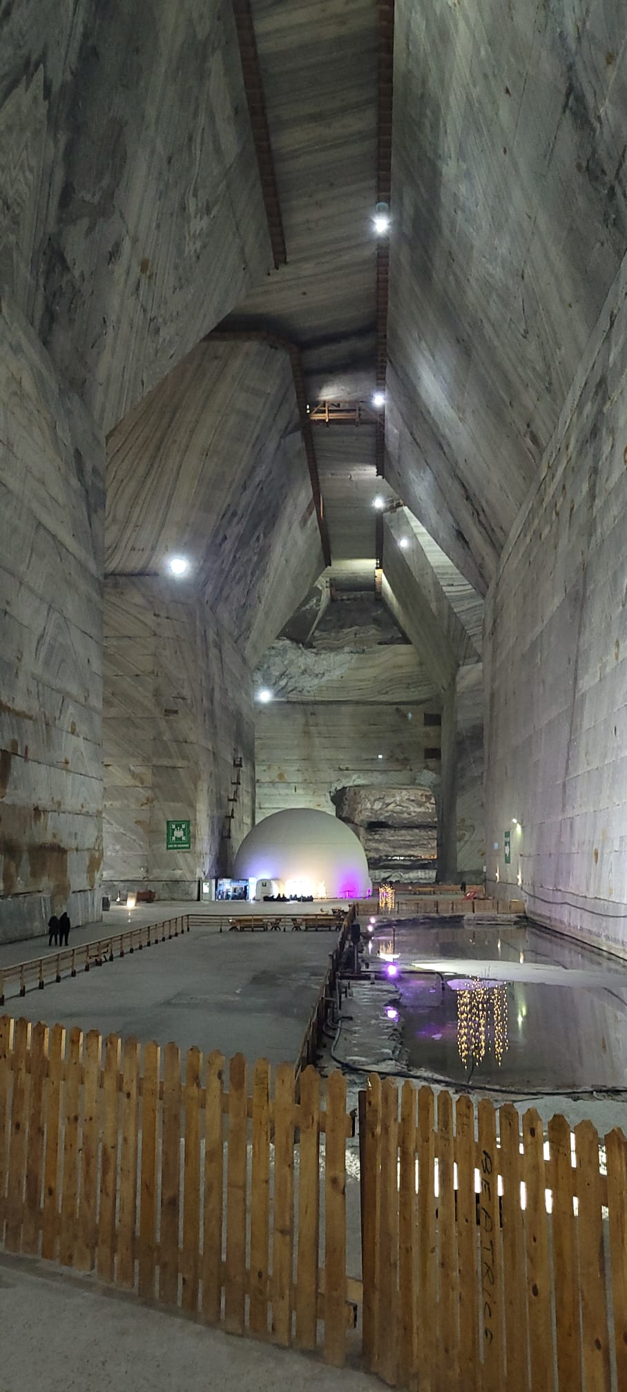 Planetarium inside of the salt mine