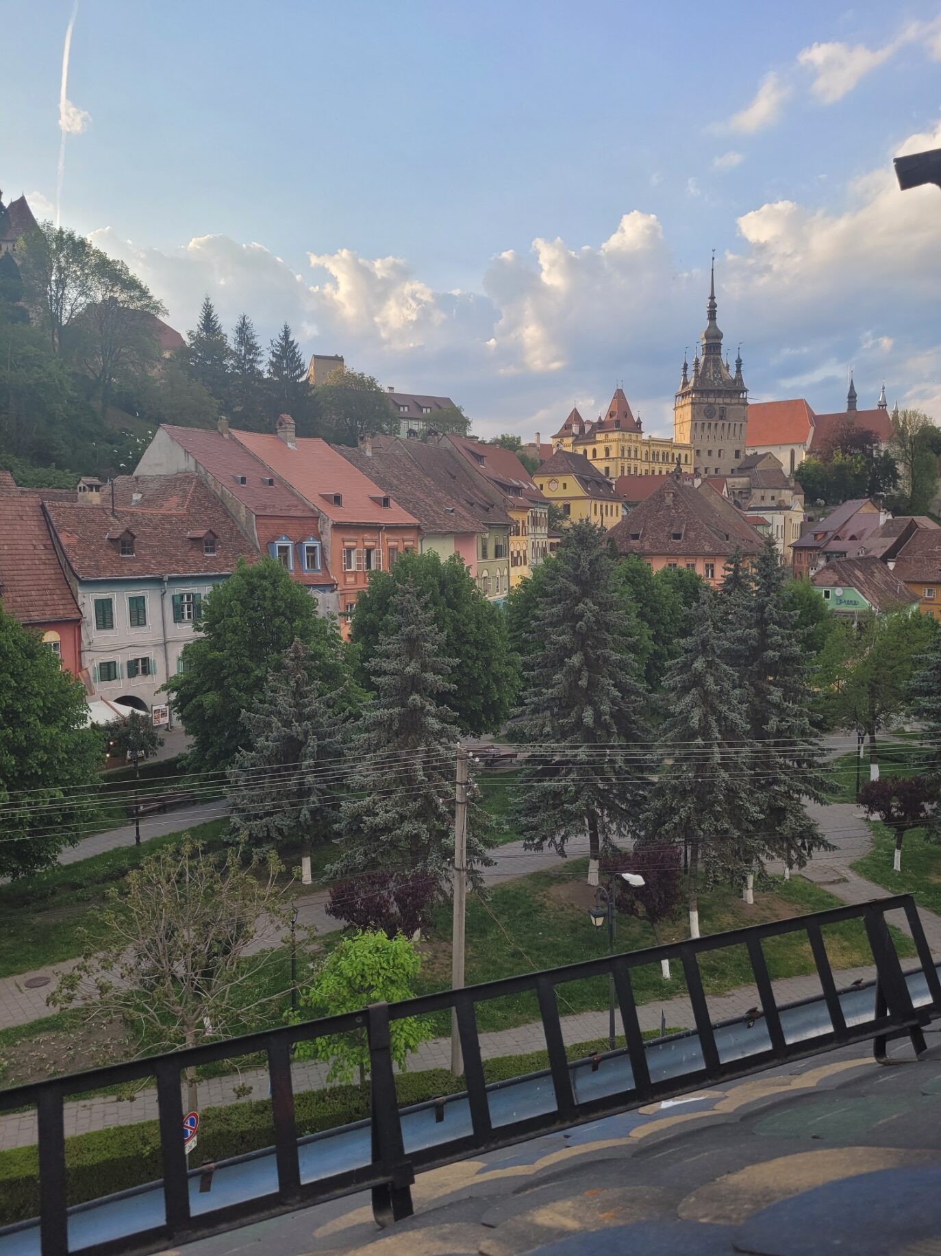 Sighisoara fortrees view Clock Tower