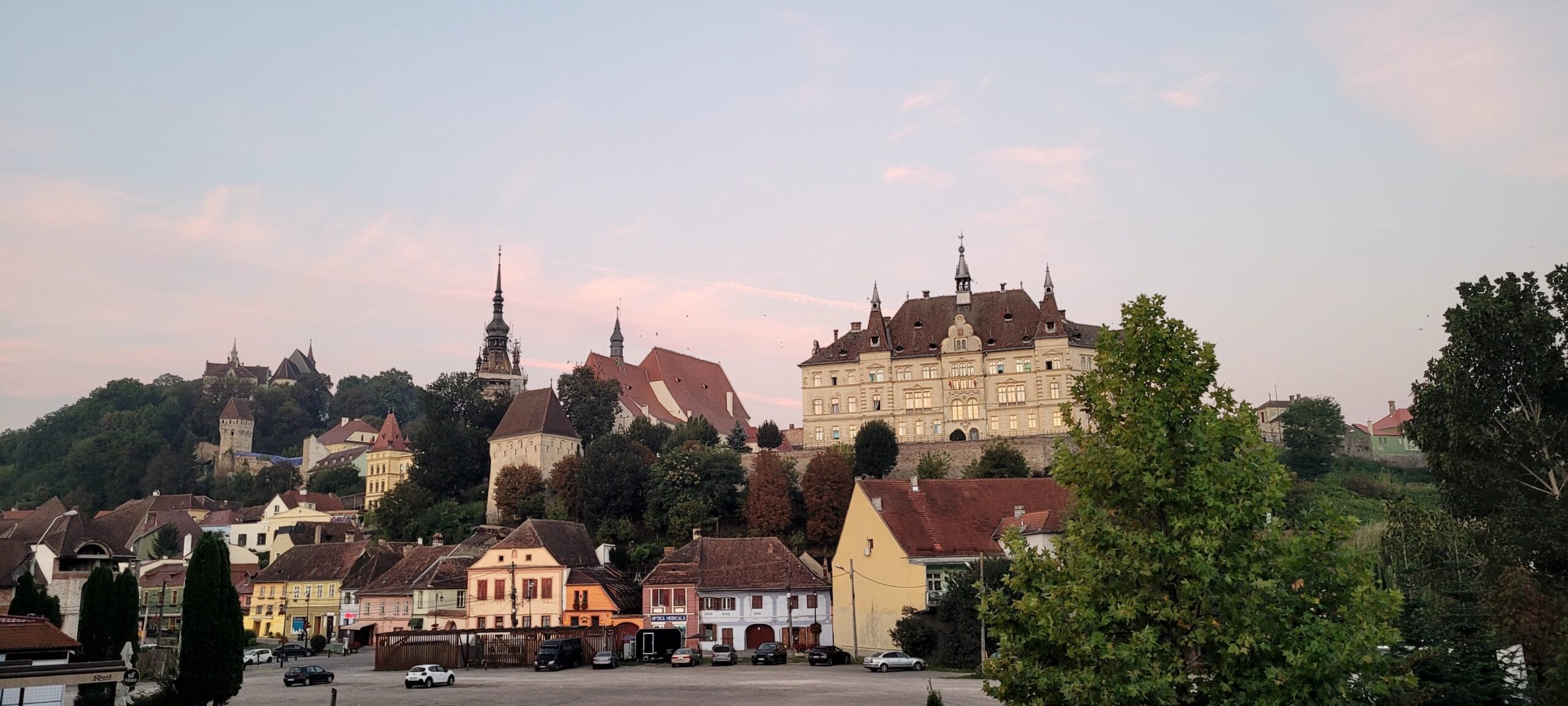 Sighisoara fortrees view Clock Tower